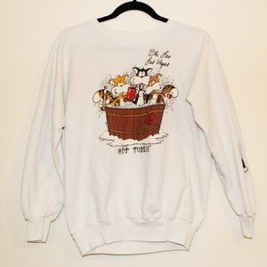Vintage 80s HOT TUBBIN' CATS Crewneck Sweatshirt